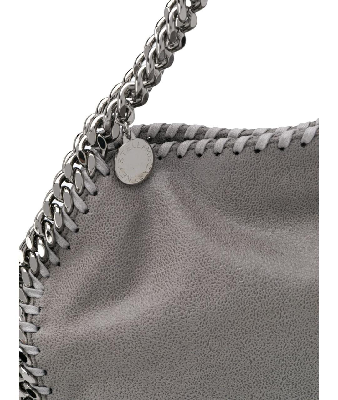 STELLA MCCARTNEY Серая сумка тоут из искусственной кожи, фото 5