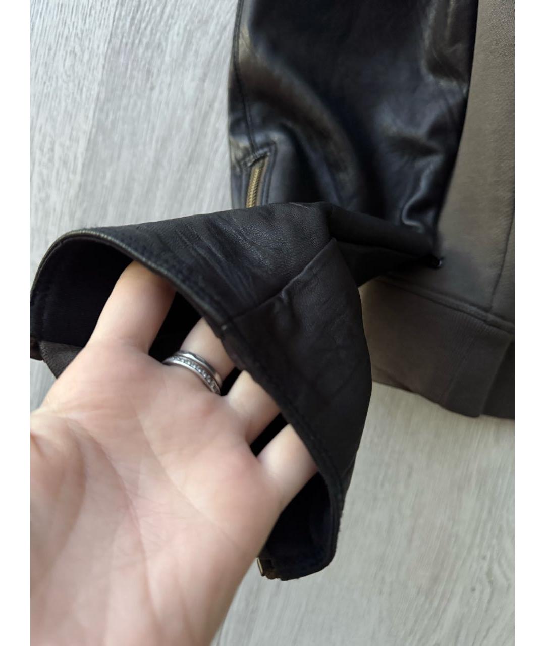 BURBERRY Хаки кожаный джемпер / свитер, фото 8