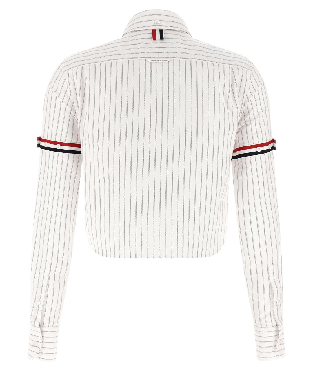 THOM BROWNE Белая хлопковая блузы, фото 2