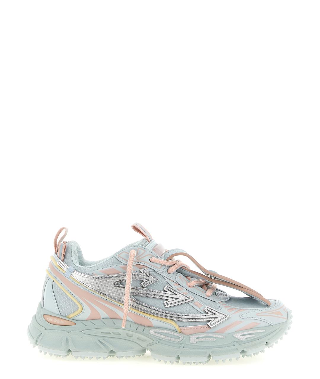 OFF-WHITE Голубые кроссовки, фото 1