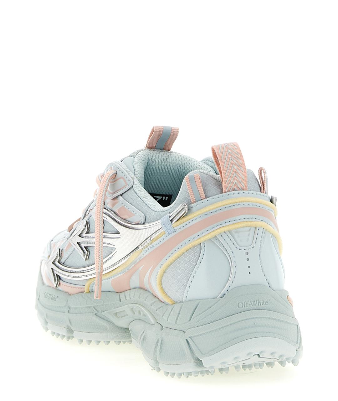 OFF-WHITE Голубые кроссовки, фото 4