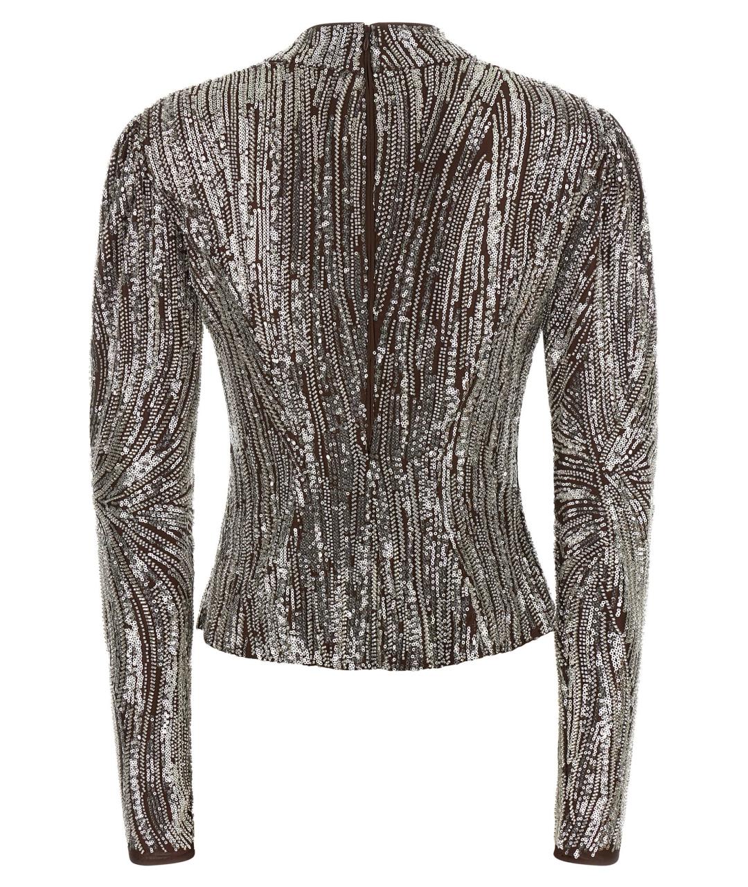 PACO RABANNE Мульти полиэстеровая блузы, фото 2