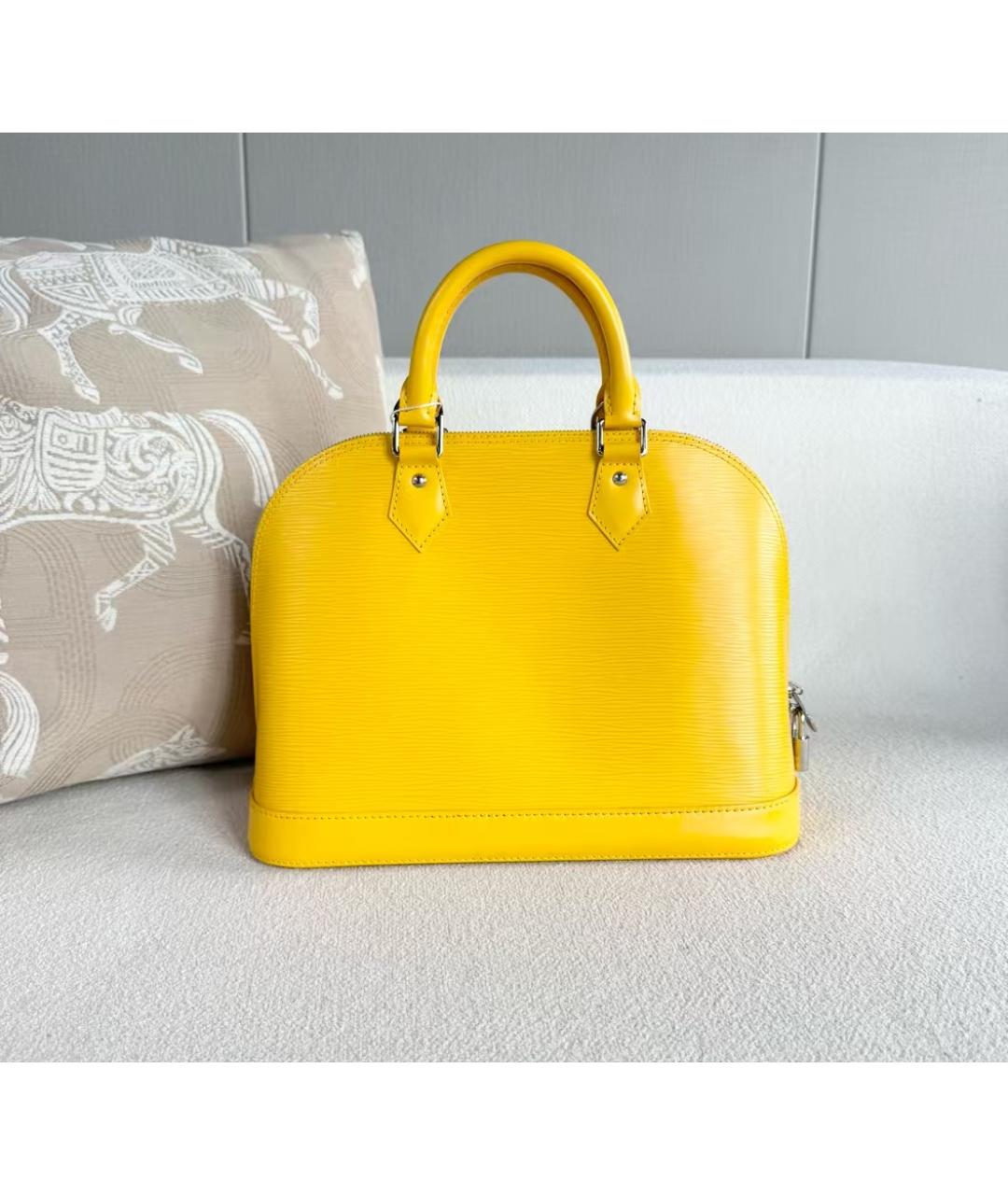 LOUIS VUITTON Желтая сумка через плечо, фото 4