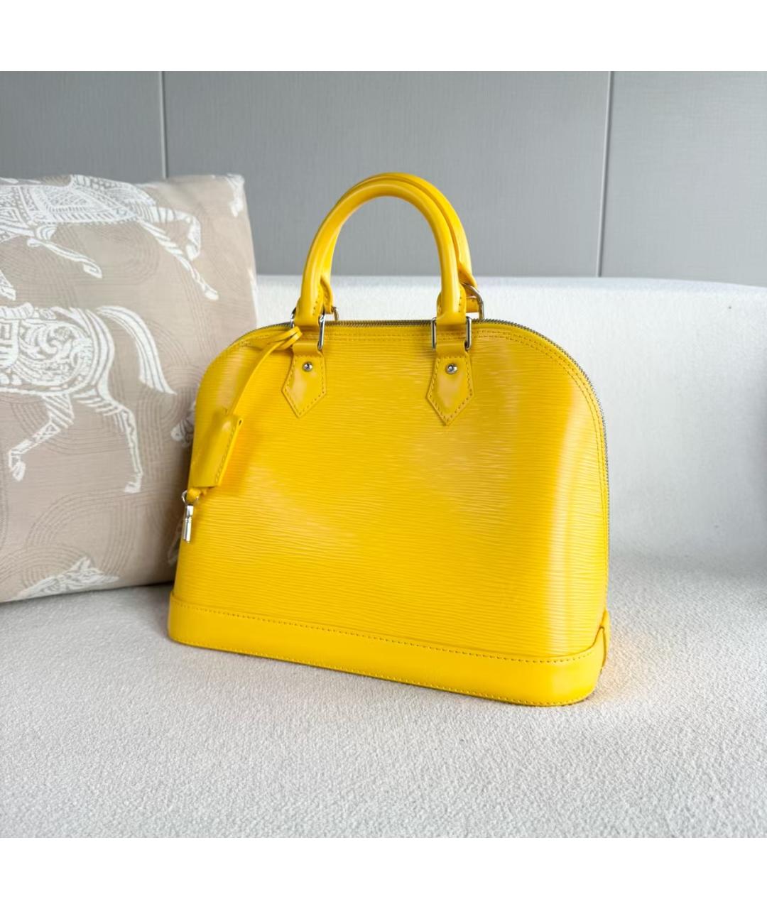LOUIS VUITTON Желтая сумка через плечо, фото 5