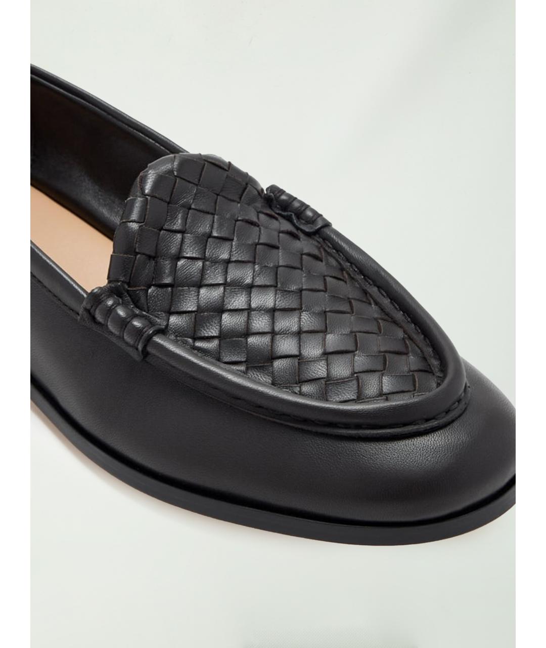BOTTEGA VENETA Коричневые кожаные лоферы, фото 3