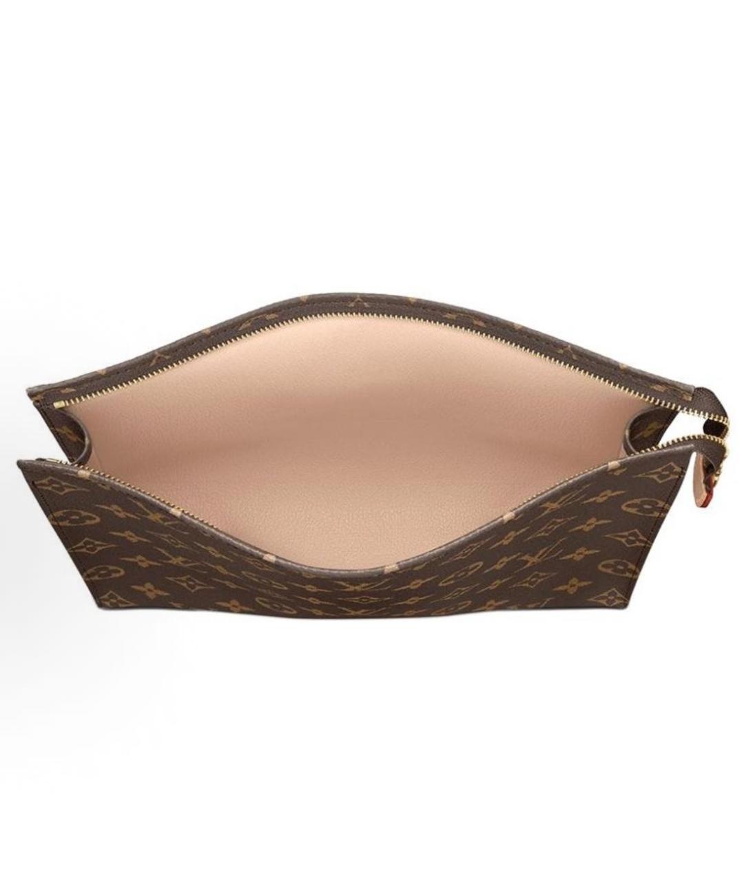 LOUIS VUITTON Коричневая сумка на плечо из канвы, фото 2