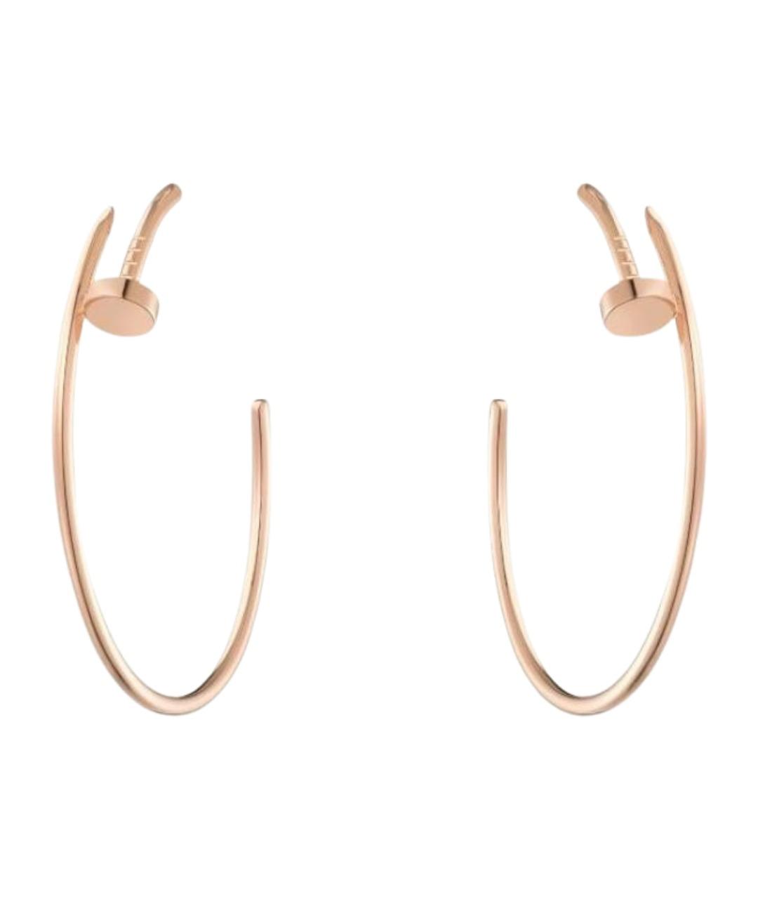 CARTIER Золотые серьги из розового золота, фото 1