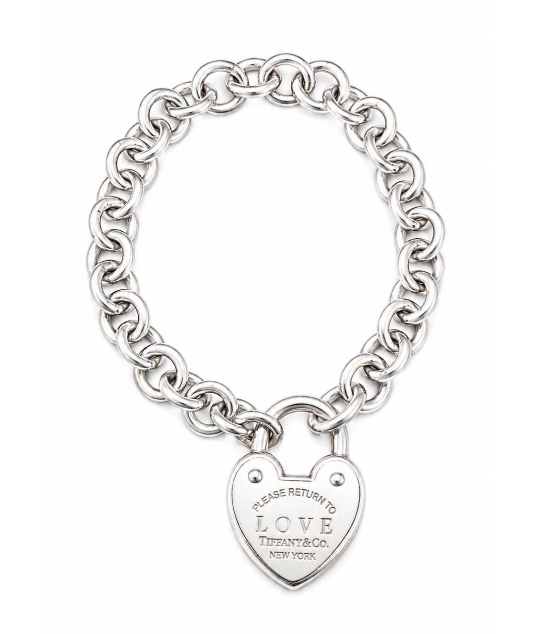 TIFFANY&CO Серебряный серебряный браслет, фото 4