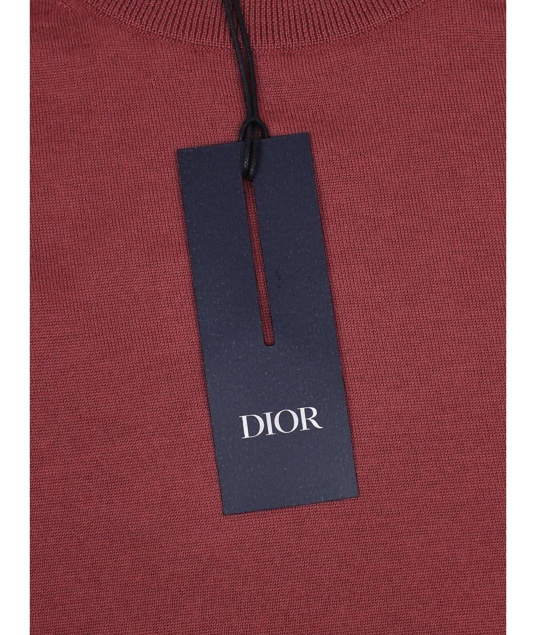 CHRISTIAN DIOR Коралловый кашемировый джемпер / свитер, фото 4