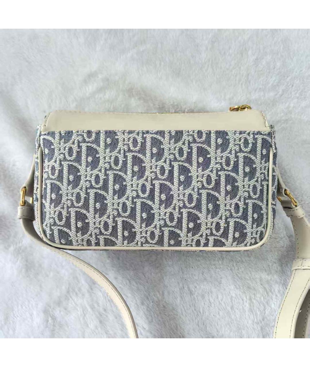 CHRISTIAN DIOR Синяя сумка через плечо, фото 4