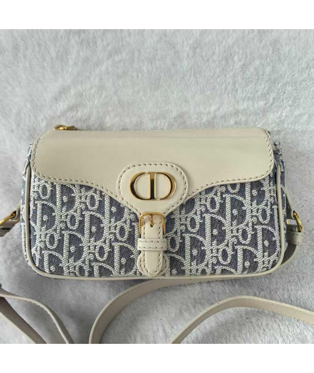 CHRISTIAN DIOR Синяя сумка через плечо, фото 3