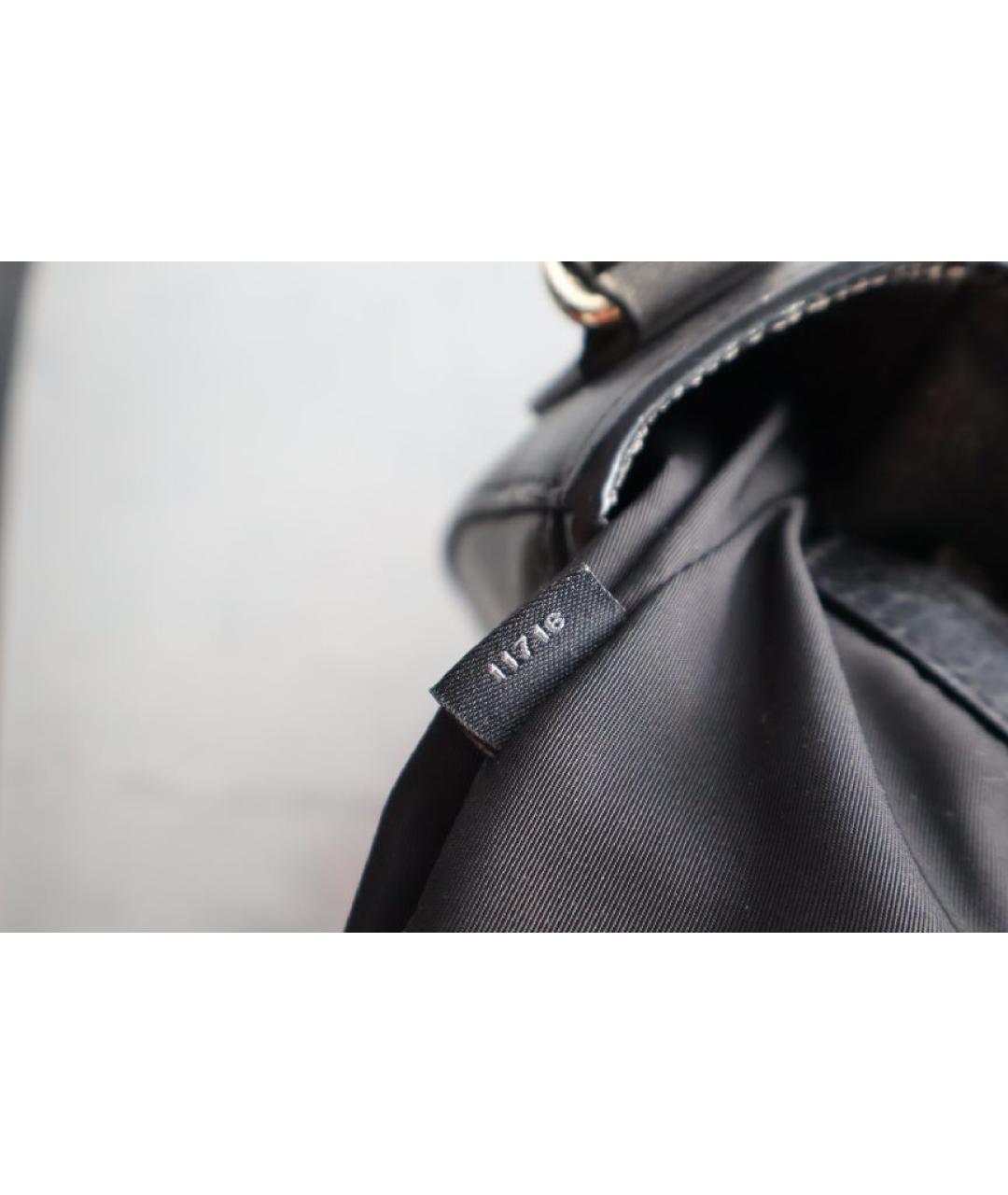 ALEXANDER WANG Черная кожаная сумка через плечо, фото 8