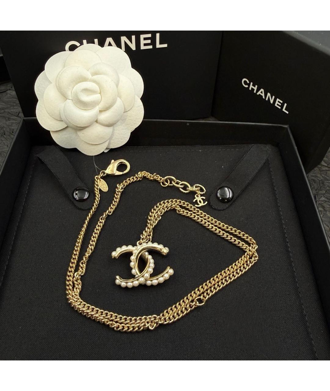 CHANEL Золотая подвеска, фото 4