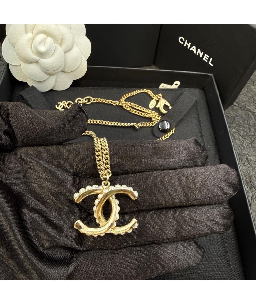 CHANEL Золотая подвеска, фото 3