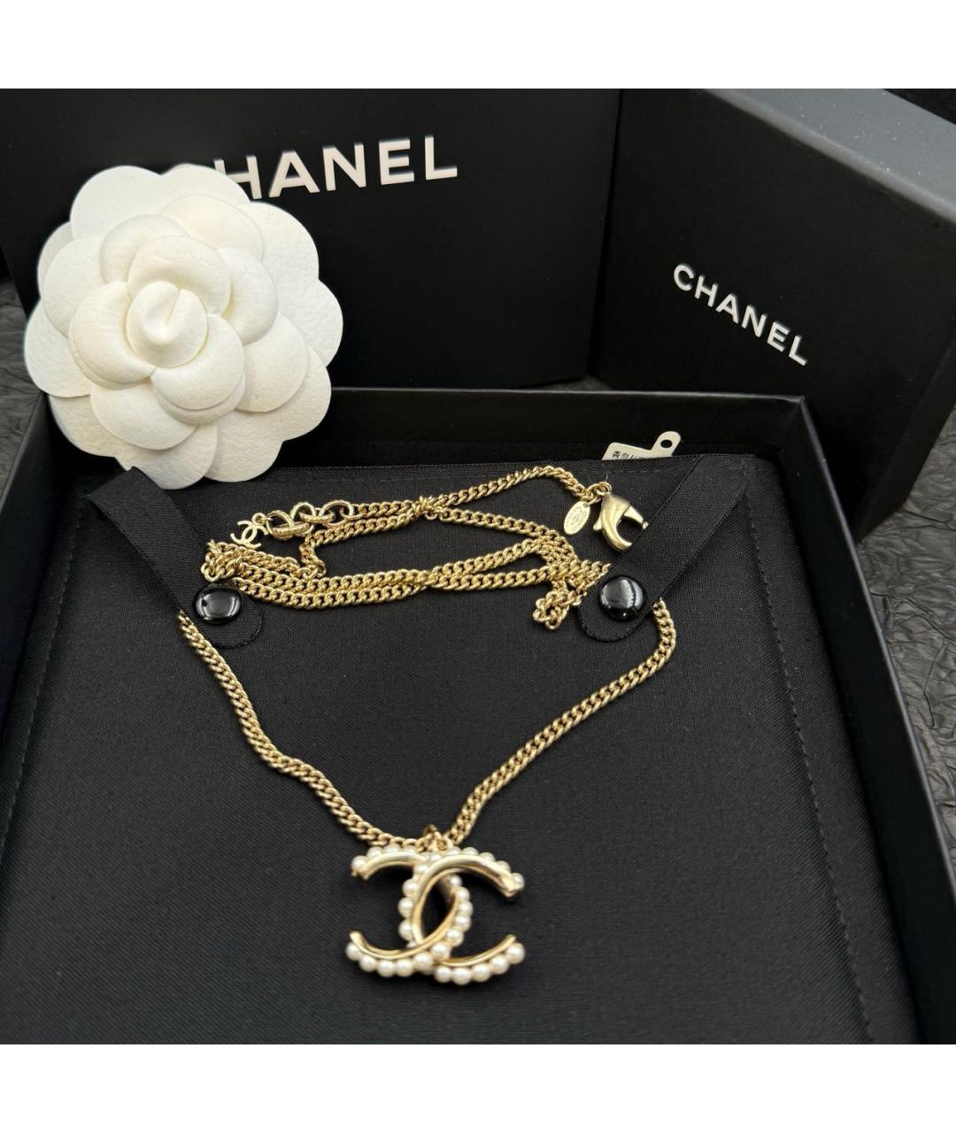 CHANEL Золотая подвеска, фото 5