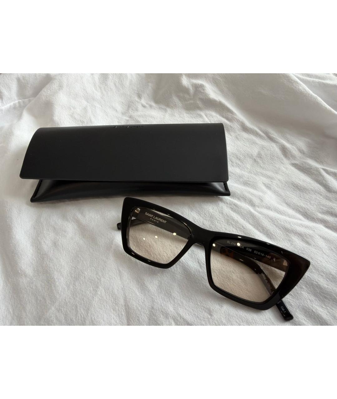 SAINT LAURENT Черные солнцезащитные очки, фото 5