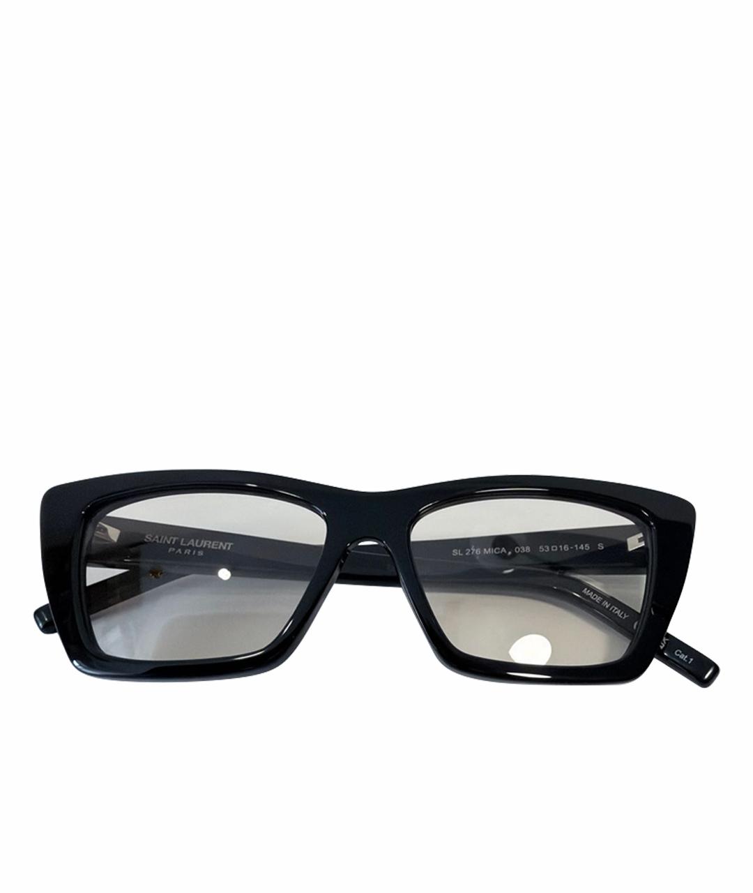 SAINT LAURENT Черные солнцезащитные очки, фото 1