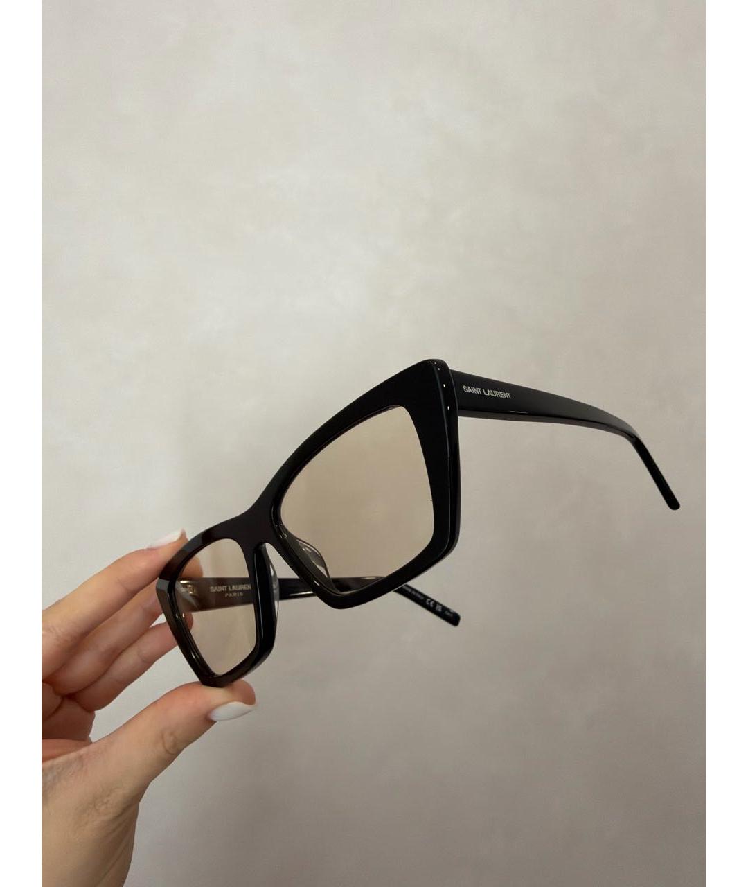 SAINT LAURENT Черные солнцезащитные очки, фото 6