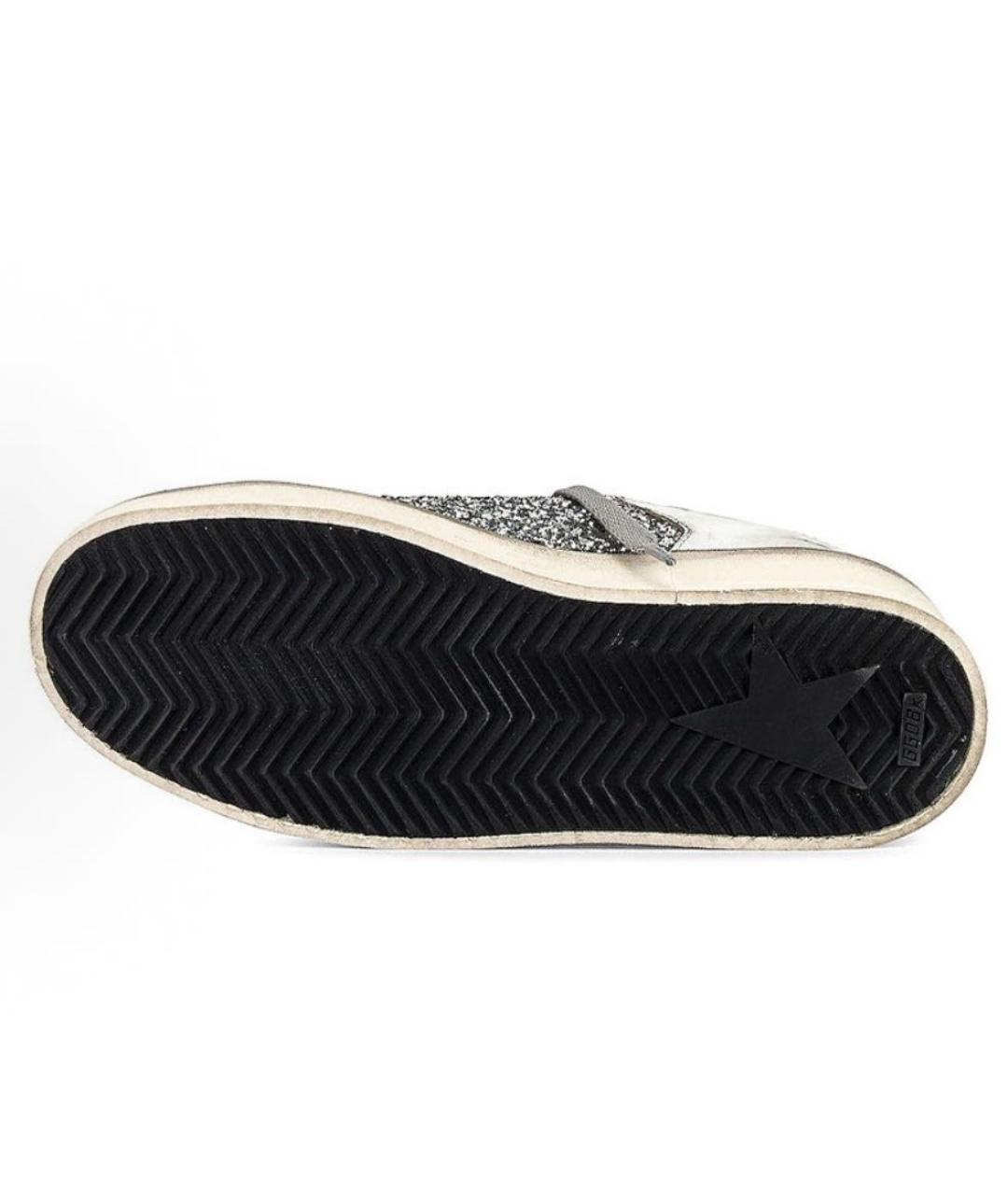 GOLDEN GOOSE Белые кожаные кеды, фото 4