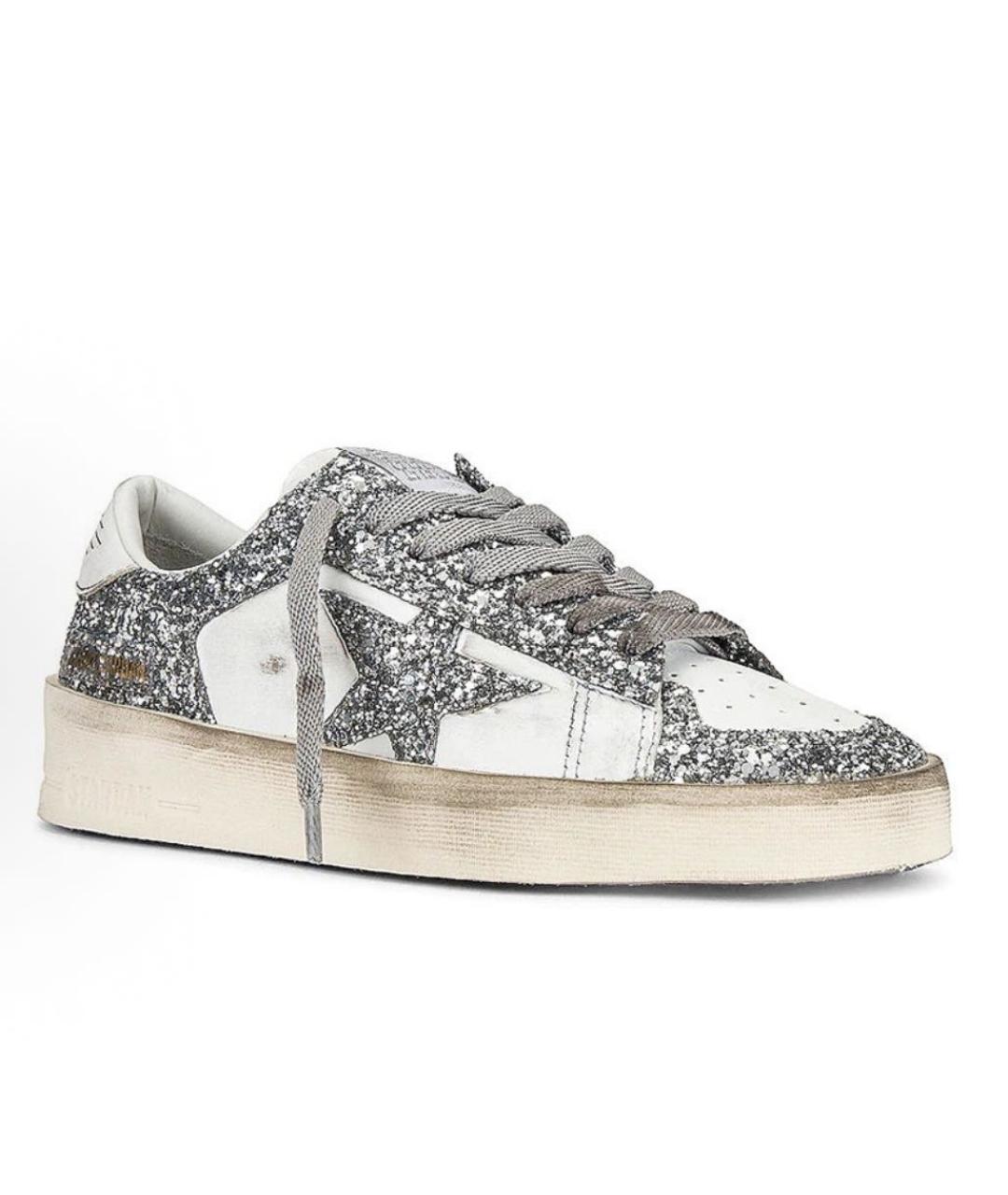 GOLDEN GOOSE Белые кожаные кеды, фото 8