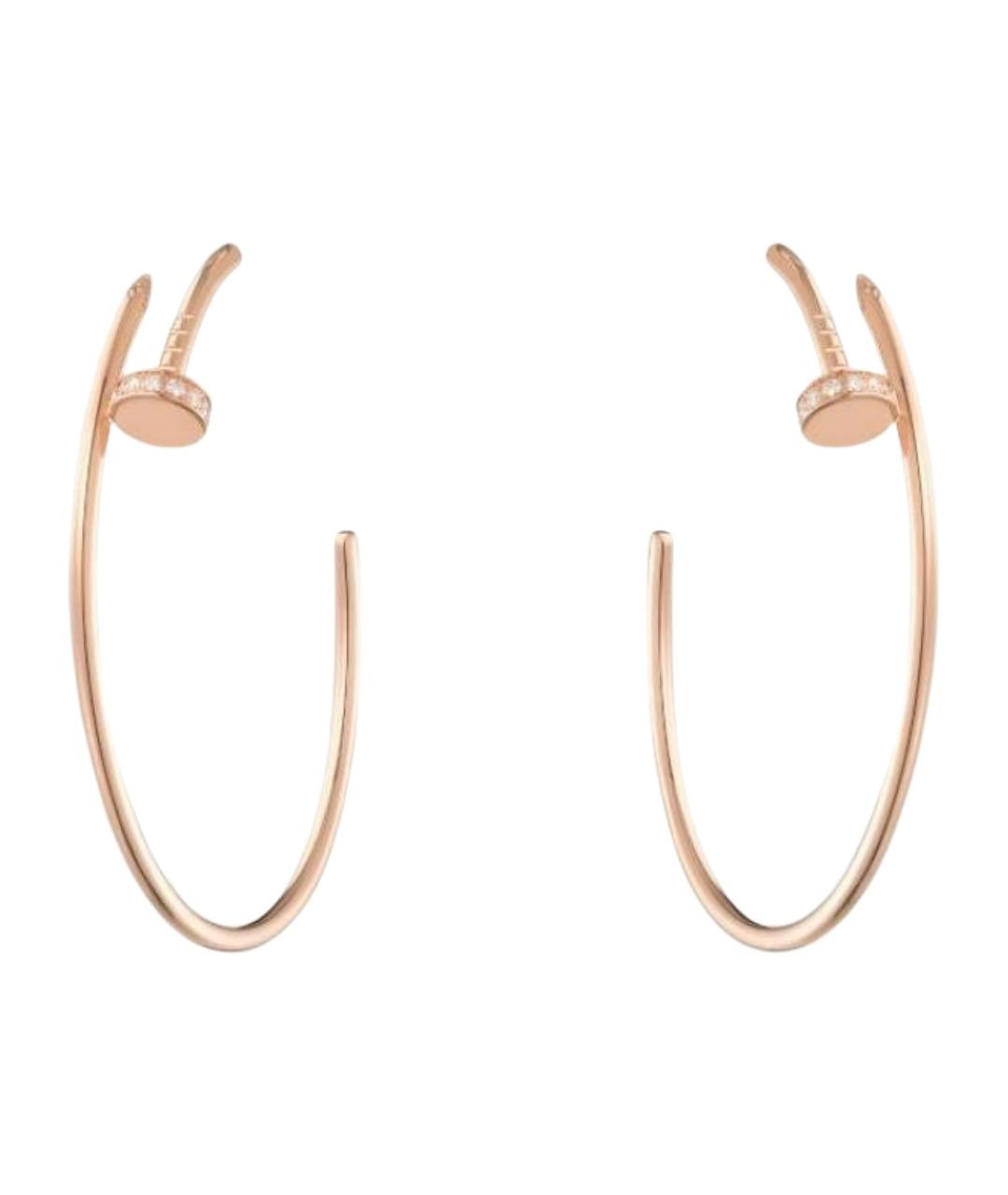 CARTIER Золотые серьги из розового золота, фото 1
