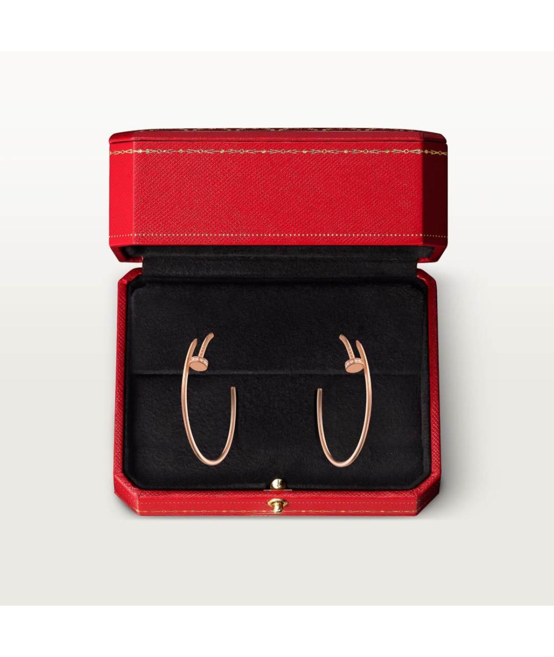 CARTIER Золотые серьги из розового золота, фото 2