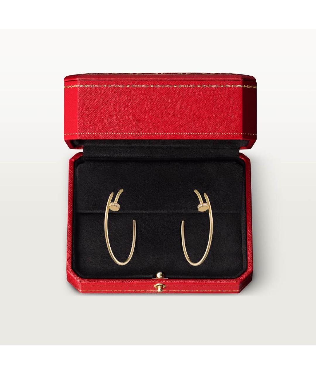 CARTIER Золотые серьги из желтого золота, фото 3