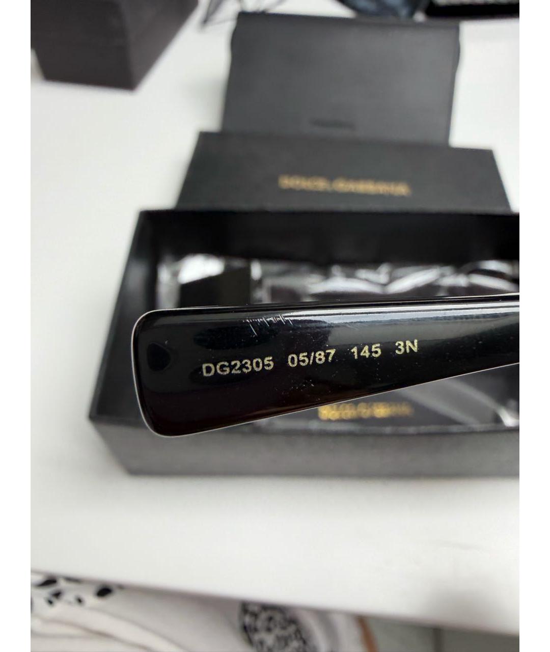 DOLCE&GABBANA Серебряные металлические солнцезащитные очки, фото 5