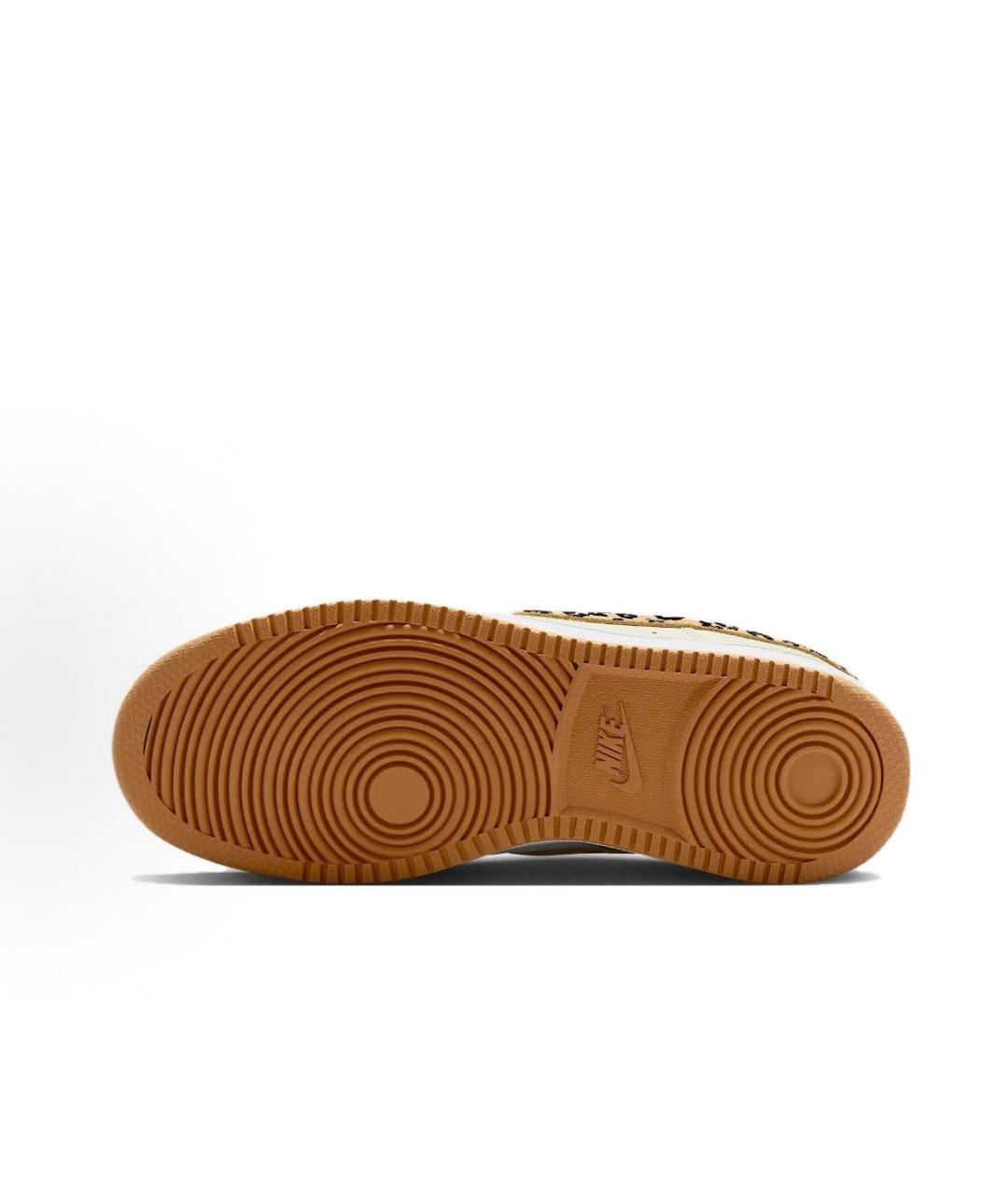 NIKE Бежевые кроссовки из искусственной кожи, фото 5