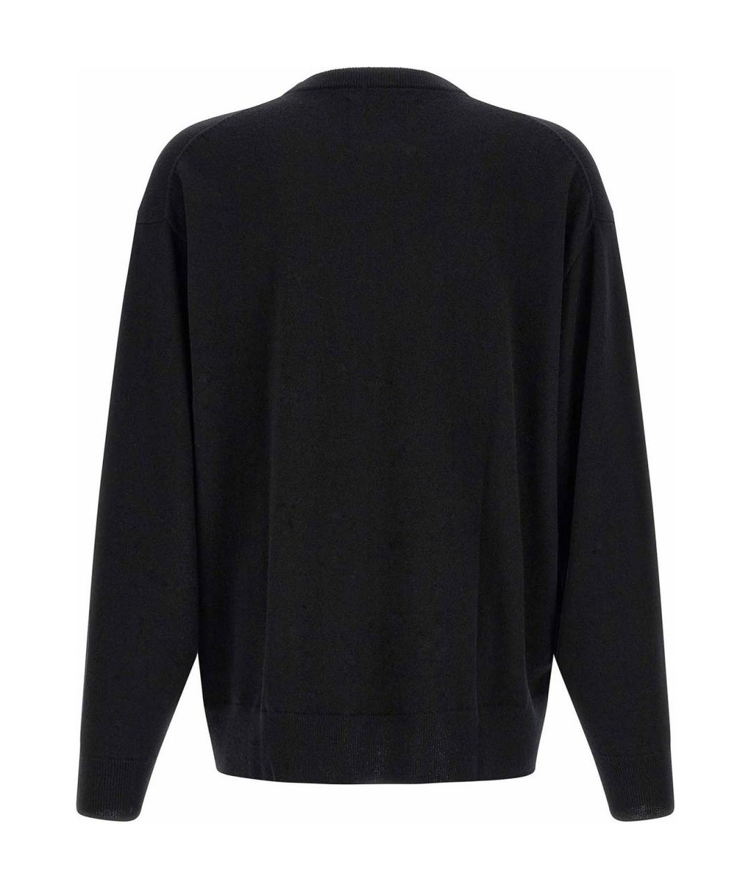 EXTREME CASHMERE Черный кашемировый джемпер / свитер, фото 2