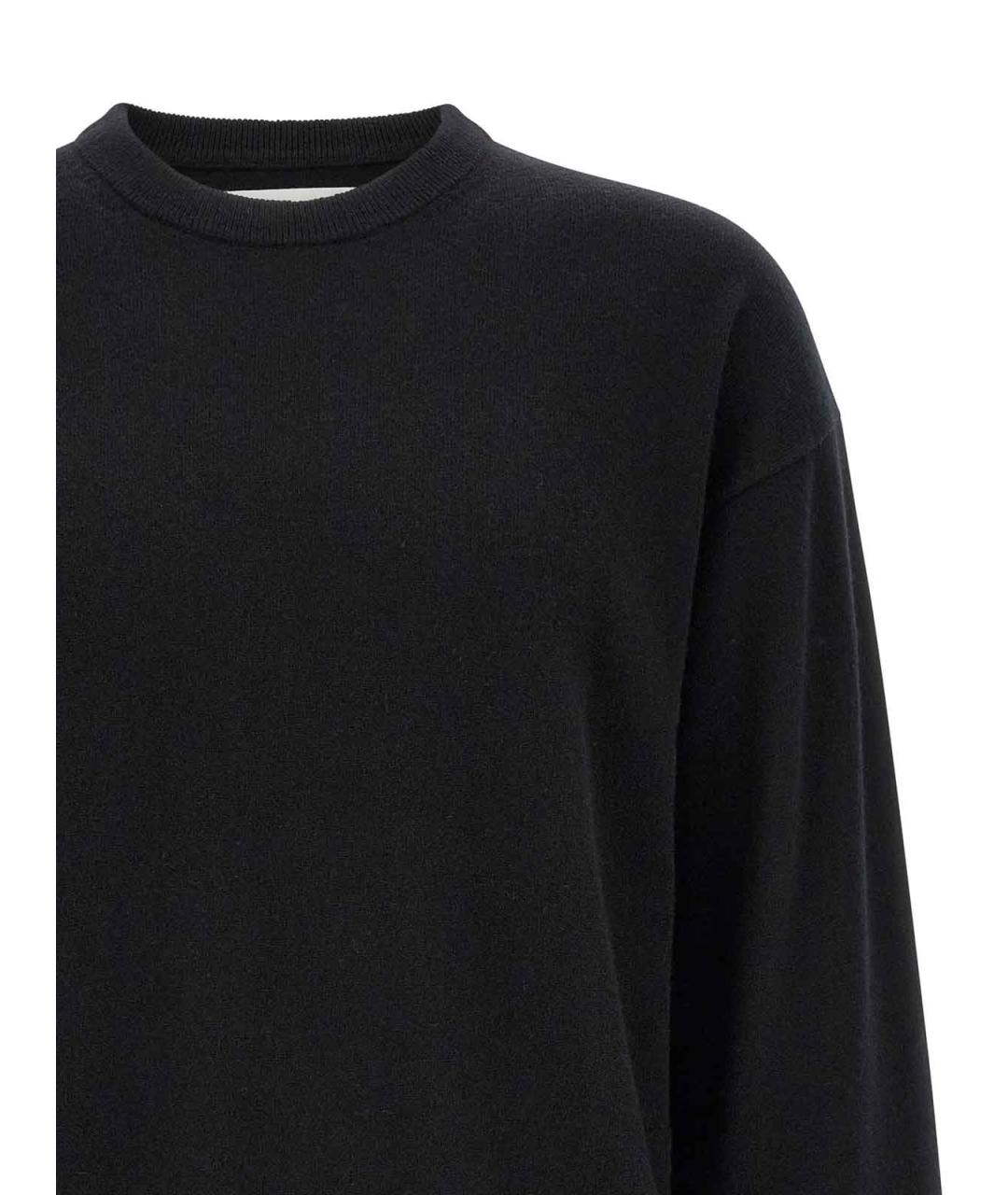 EXTREME CASHMERE Черный кашемировый джемпер / свитер, фото 3