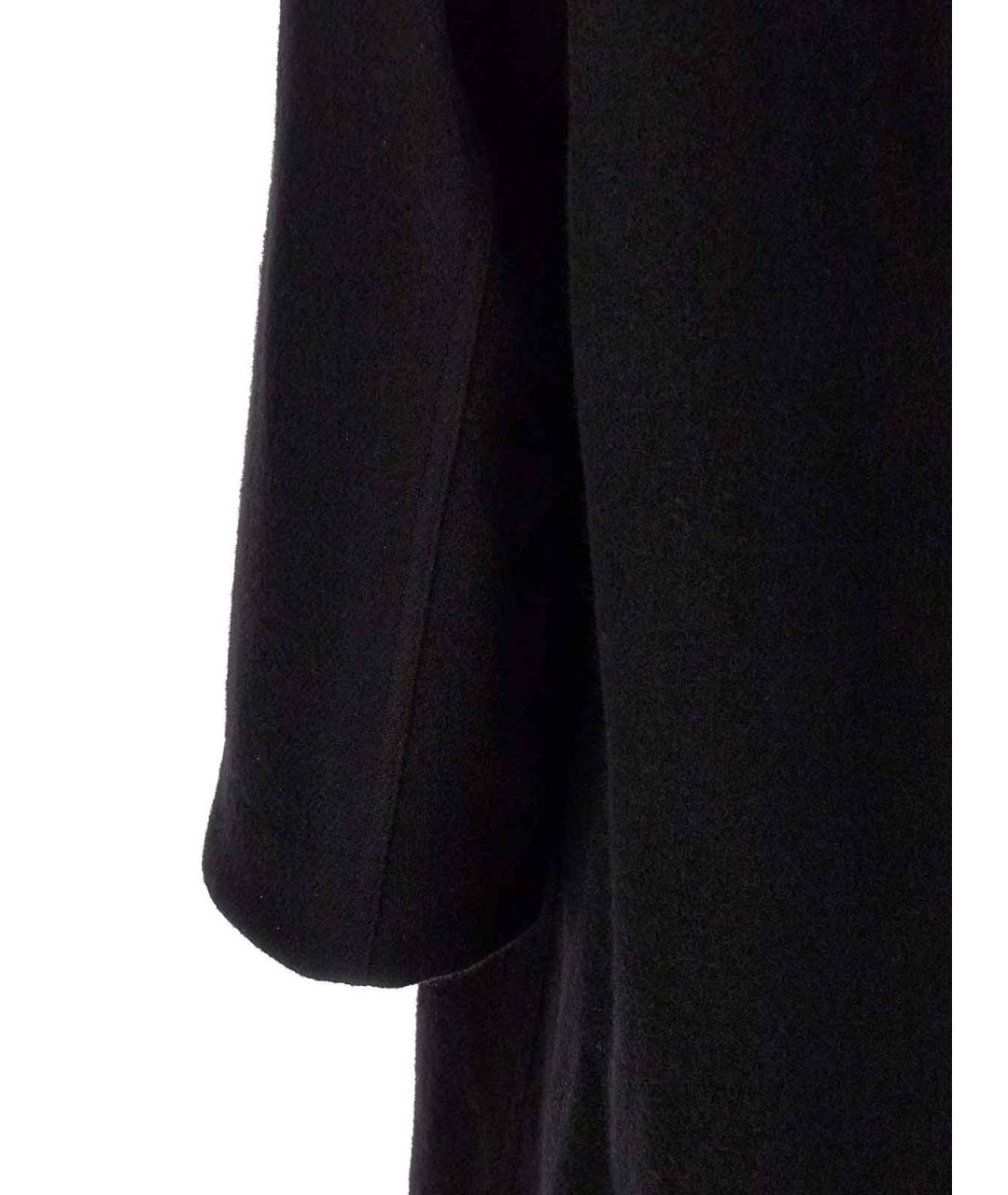 RICK OWENS Черное шерстяное пальто, фото 4