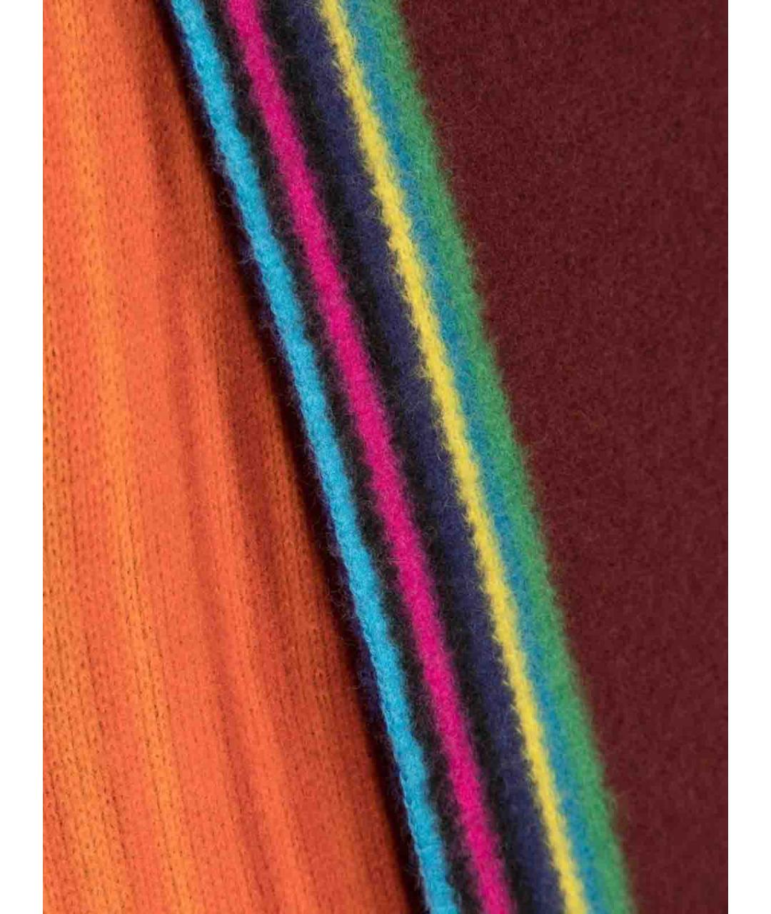 PAUL SMITH Красный шерстяной шарф, фото 3