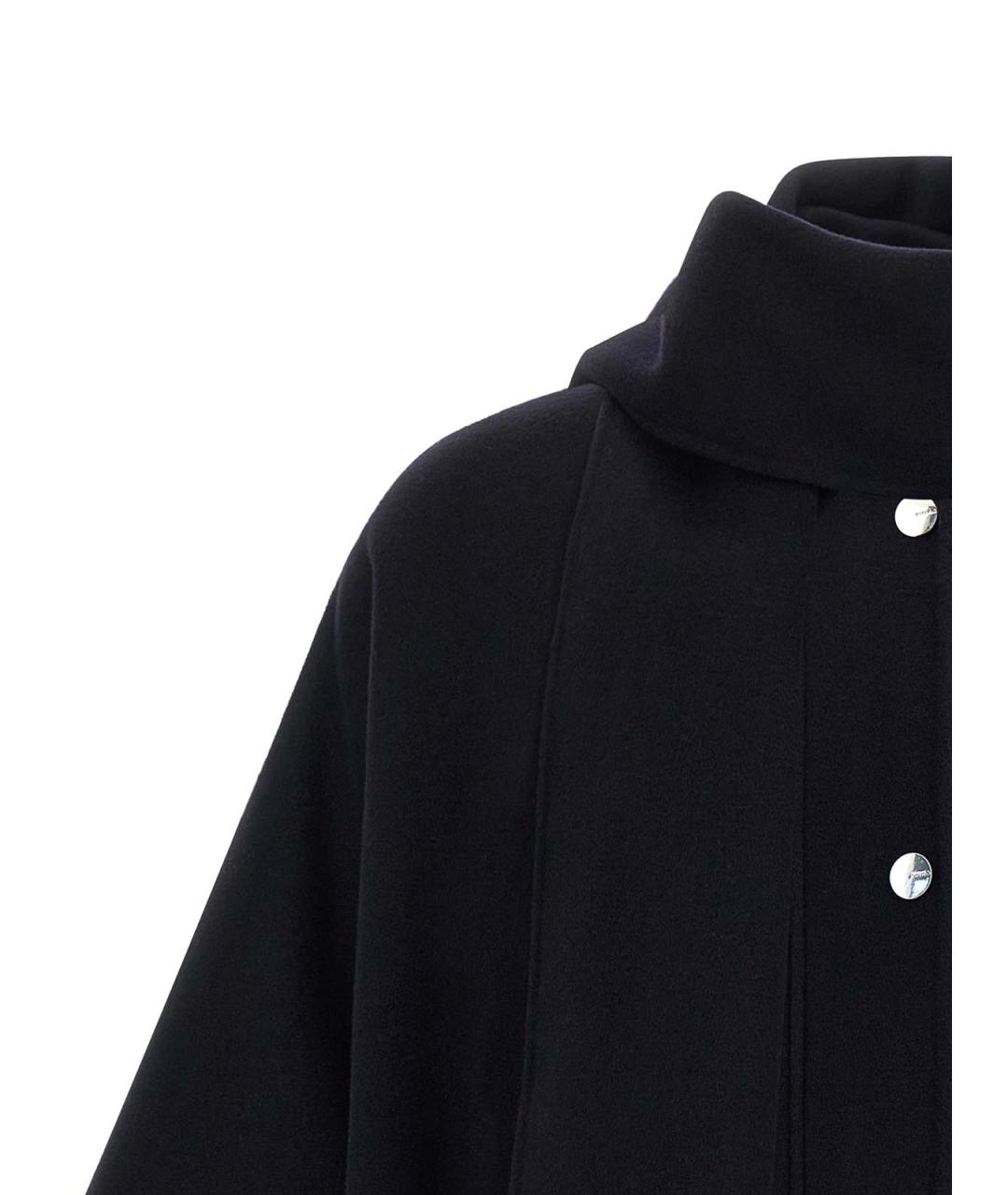 PINKO Синее шерстяное пальто, фото 3