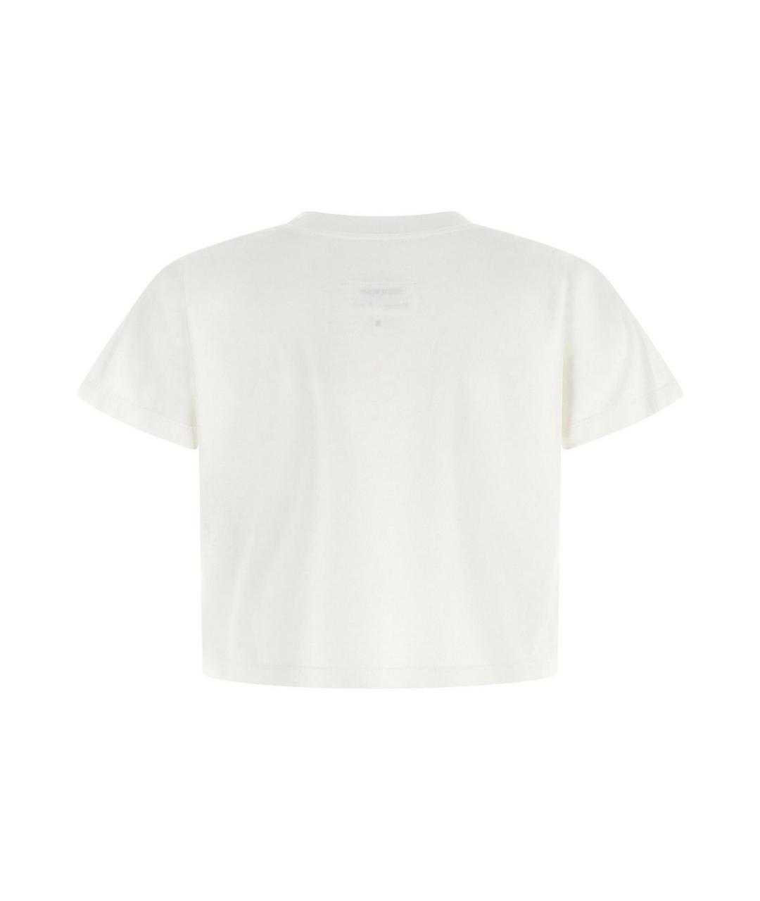 MM6 MAISON MARGIELA Белая хлопковая футболка, фото 2