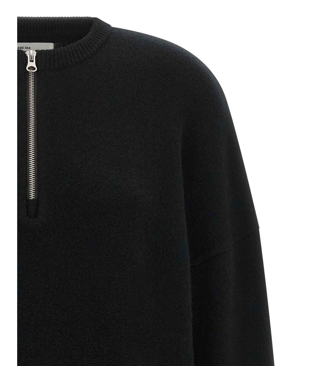 EXTREME CASHMERE Черный кашемировый джемпер / свитер, фото 3