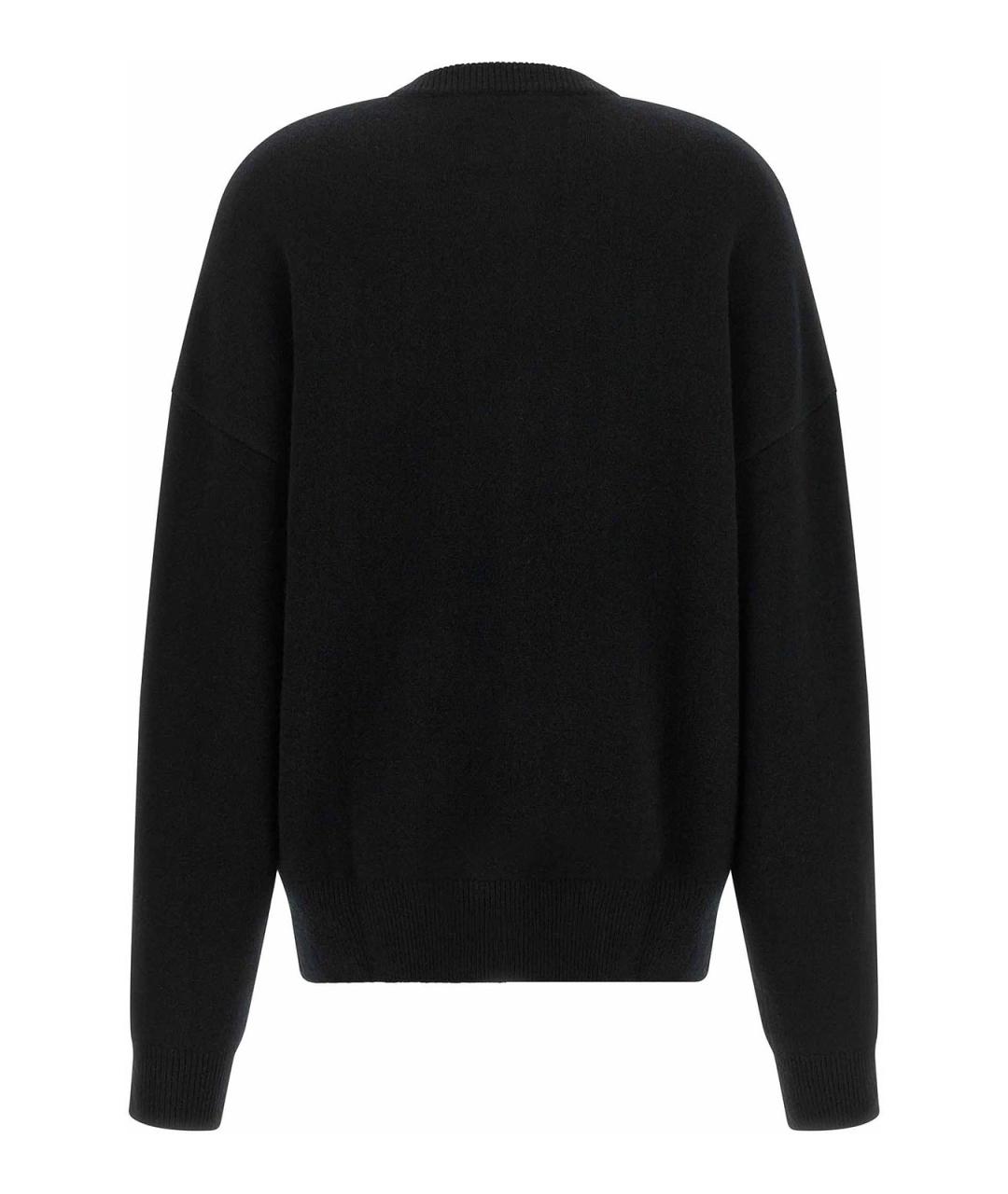 EXTREME CASHMERE Черный кашемировый джемпер / свитер, фото 2