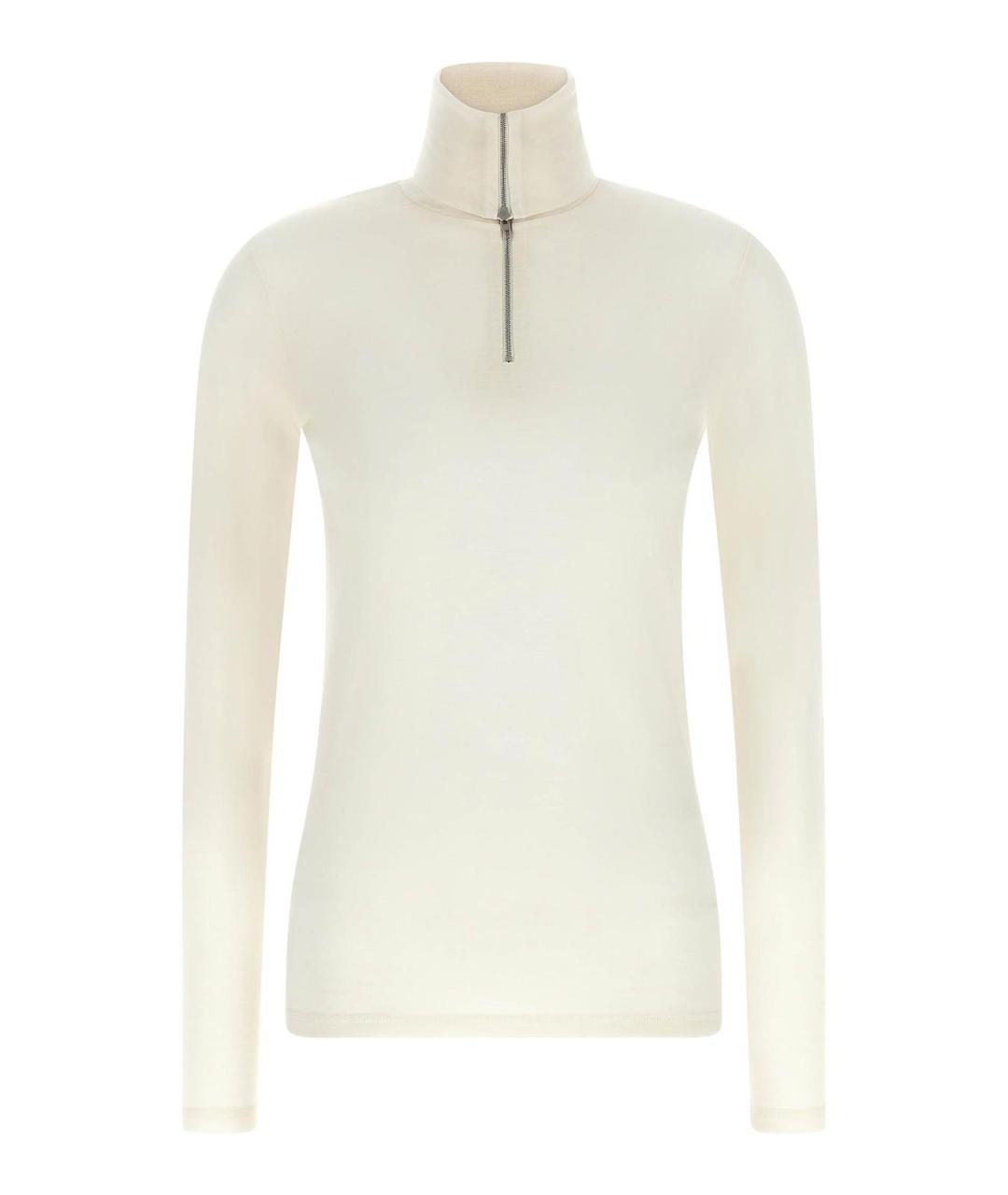 JIL SANDER Белый джемпер / свитер, фото 1