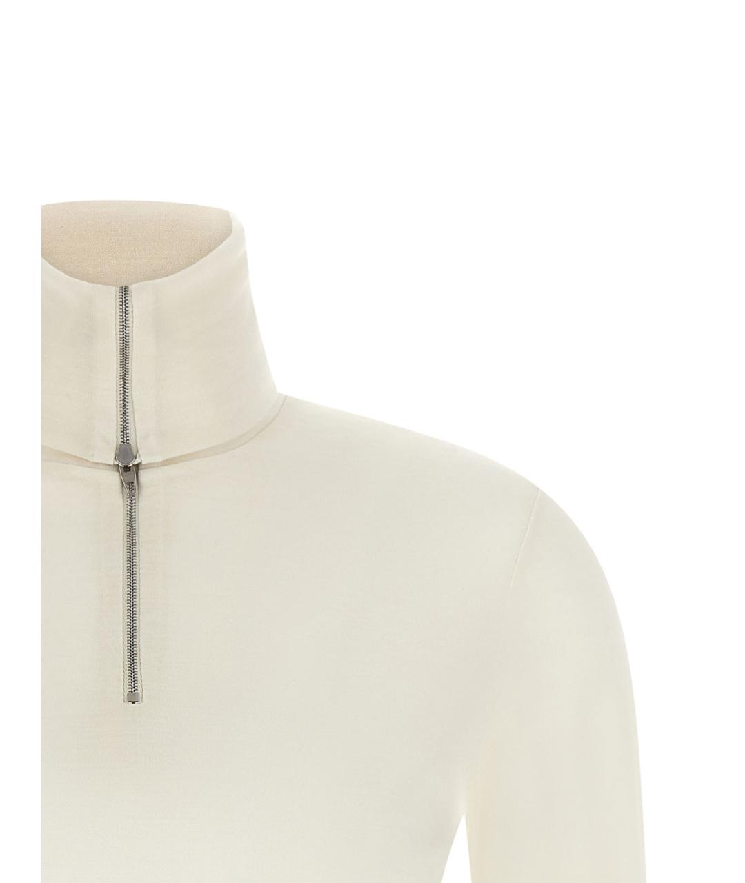 JIL SANDER Белый джемпер / свитер, фото 3