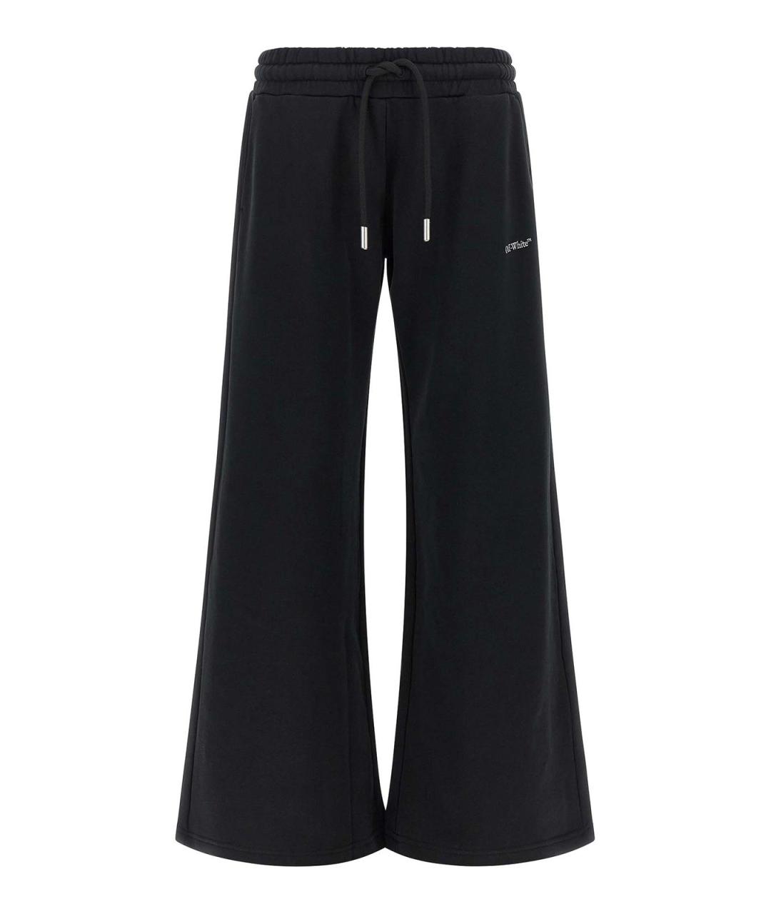 OFF-WHITE Черные хлопковые спортивные брюки и шорты, фото 1