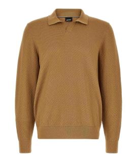 HUGO BOSS Поло с длинным рукавом