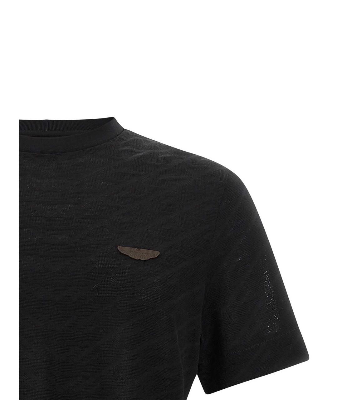 HUGO BOSS Черная футболка, фото 3