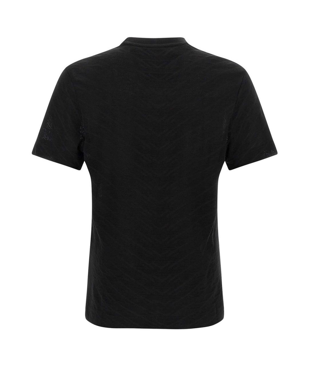 HUGO BOSS Черная футболка, фото 2
