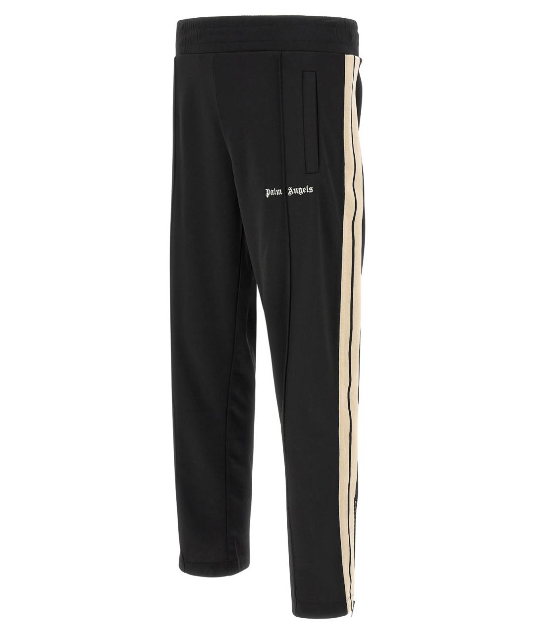 PALM ANGELS Черные ацетатные повседневные брюки, фото 3