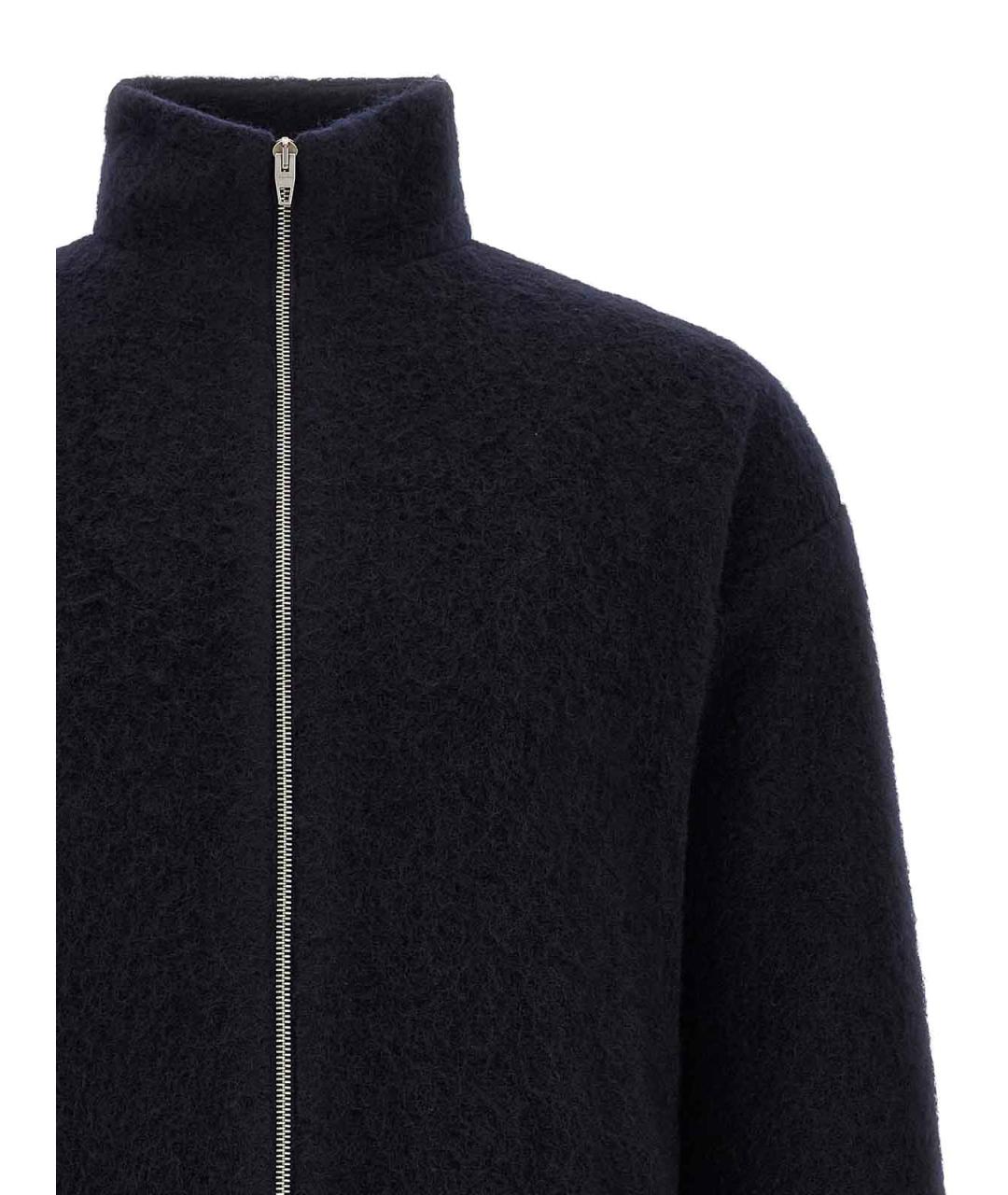 JIL SANDER Синий шерстяной джемпер / свитер, фото 3
