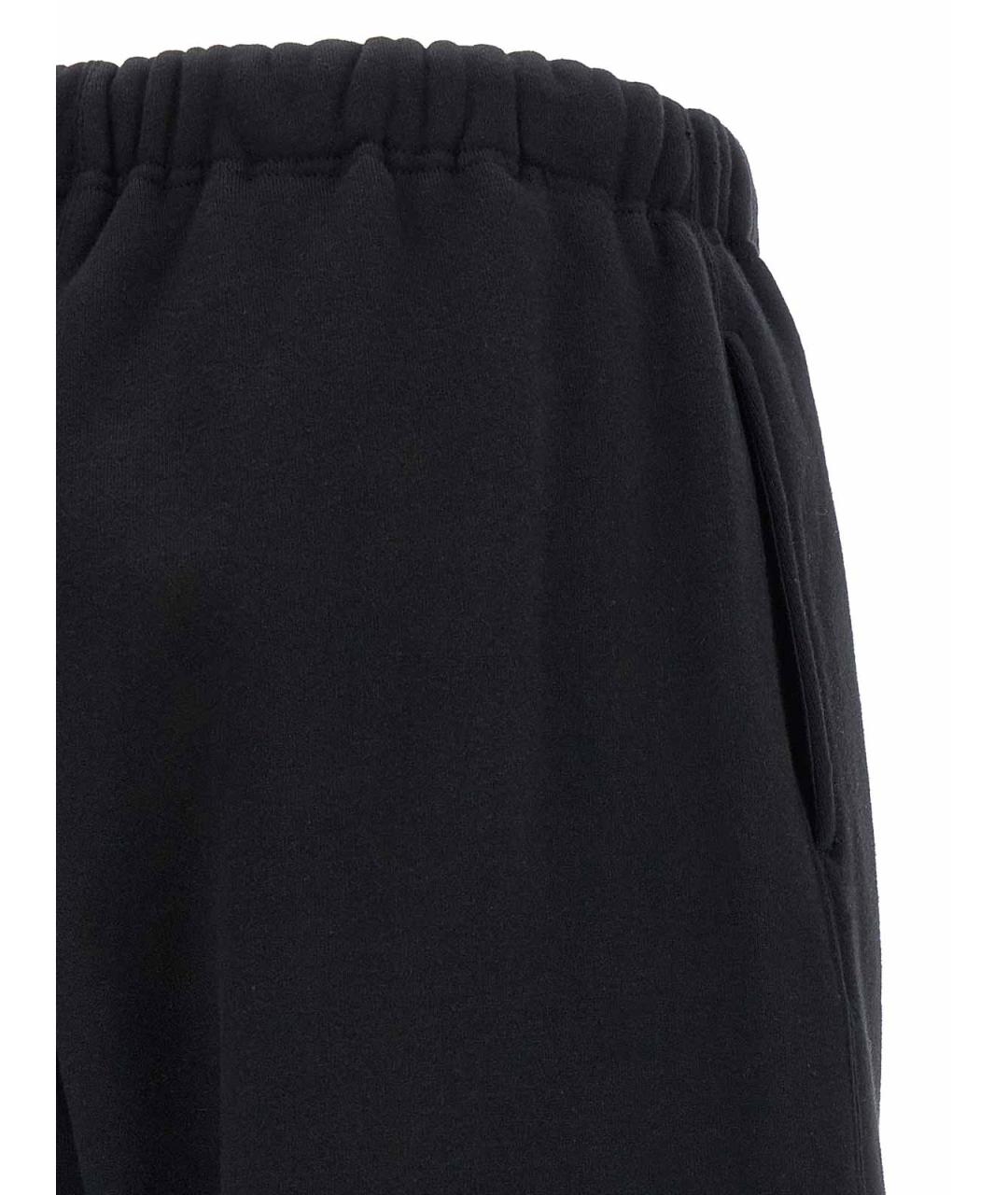 SACAI Черные хлопковые брюки широкие, фото 4