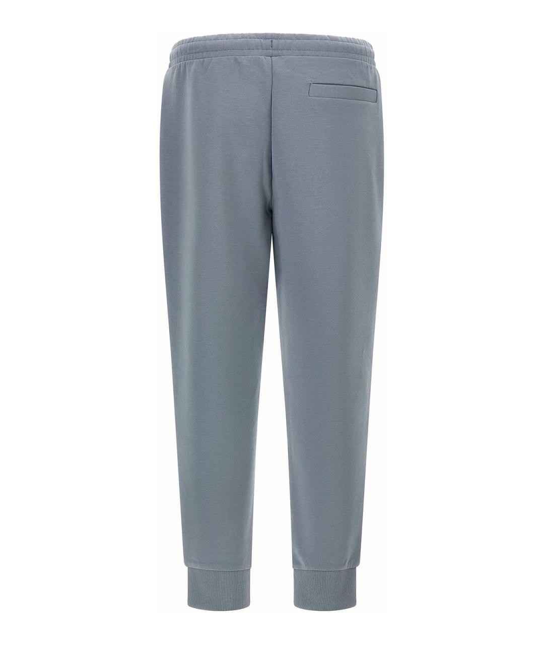 HUGO BOSS Серые хлопковые повседневные брюки, фото 2