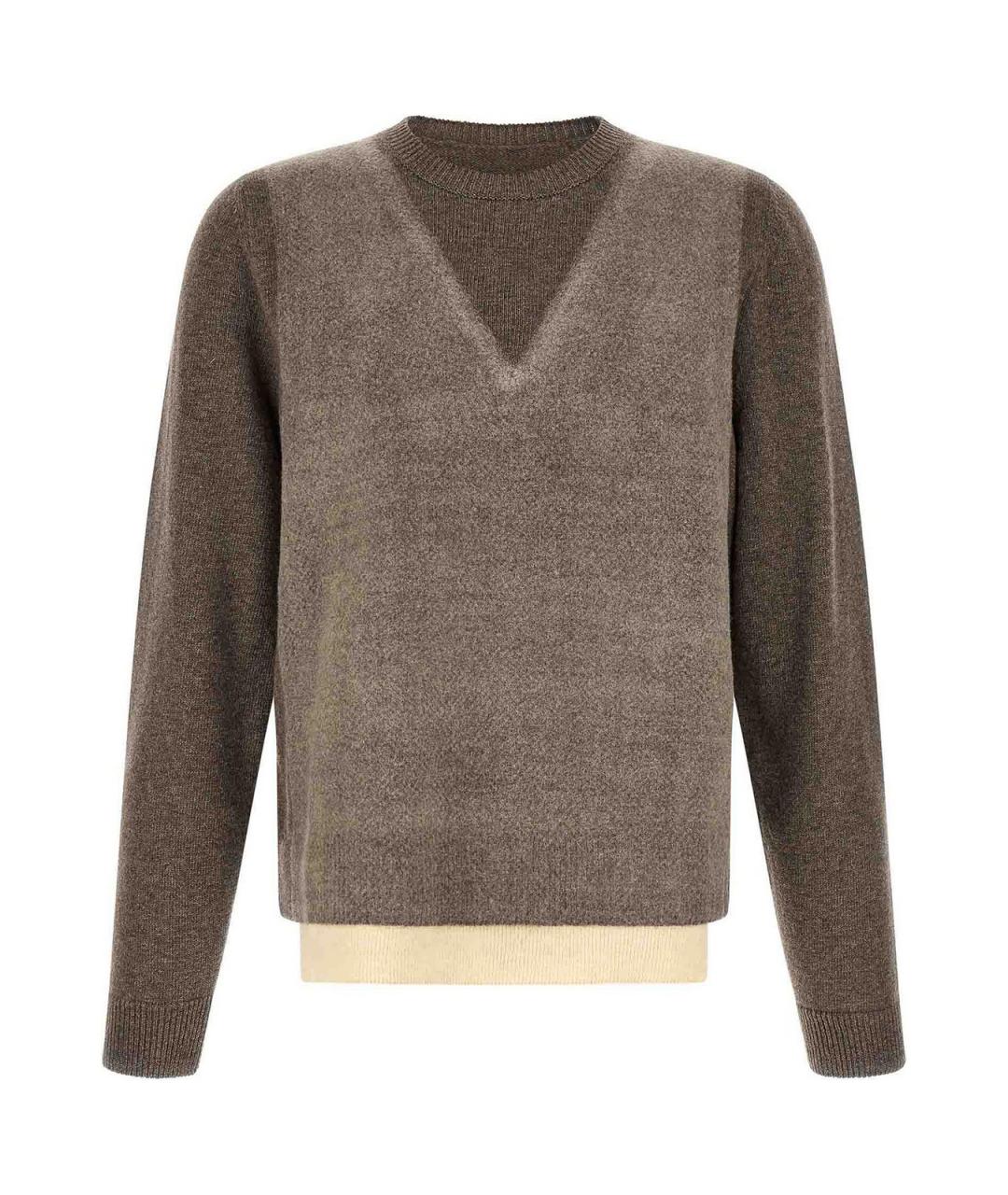 MAISON MARGIELA Коричневый джемпер / свитер, фото 1