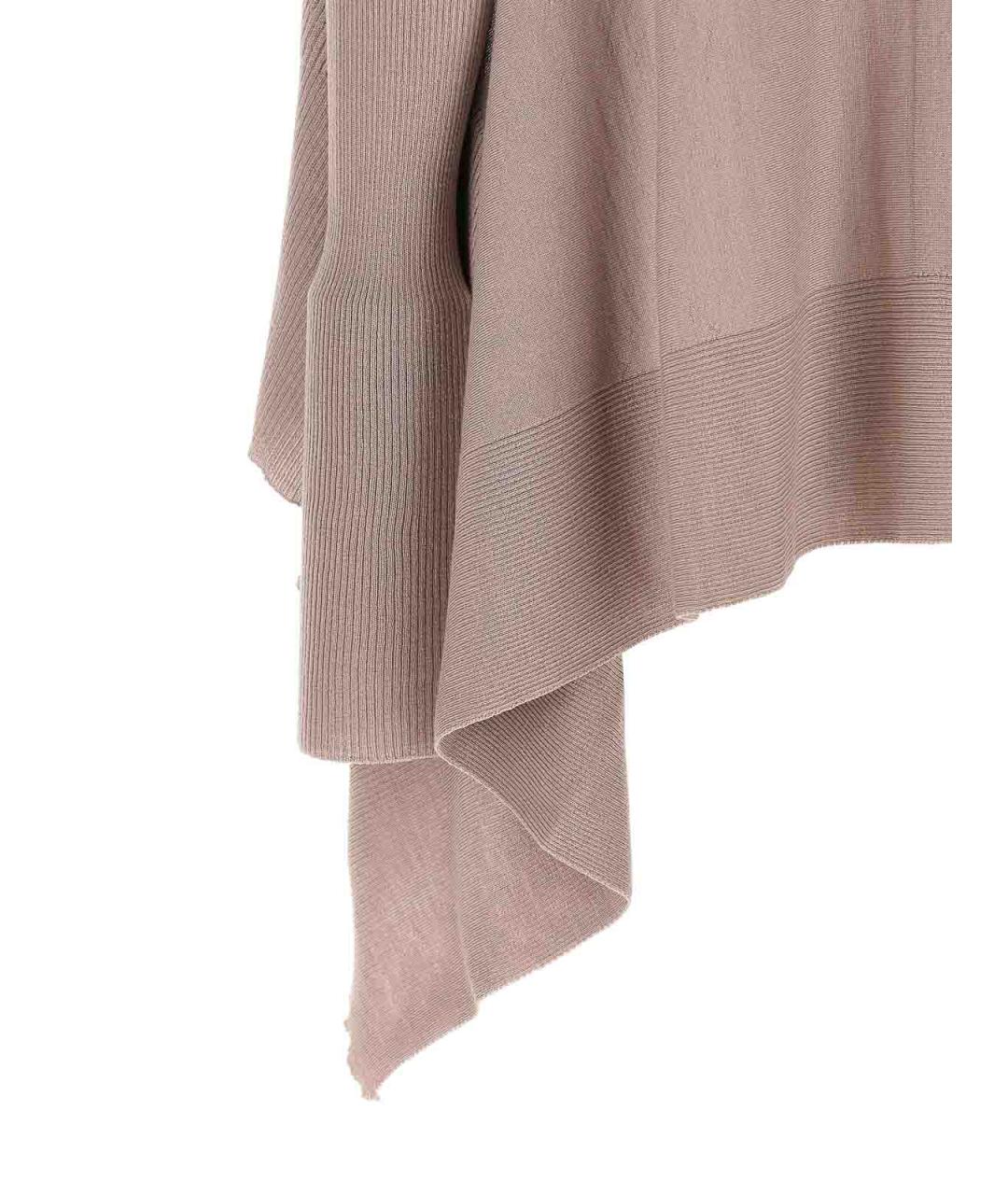 RICK OWENS Розовый хлопковый кардиган, фото 4