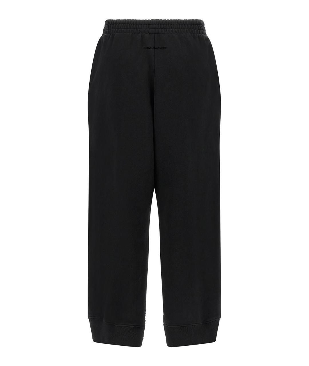 MM6 MAISON MARGIELA Черные хлопковые спортивные брюки и шорты, фото 2